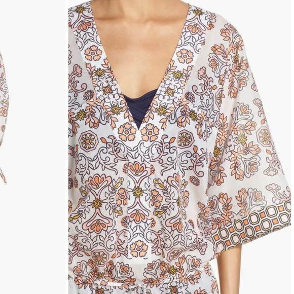 Tory Burch Hick's Garden Coverup and Dress - Picture 4 of 13